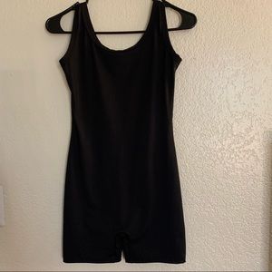 Black Tank Top Spandex Body Suit